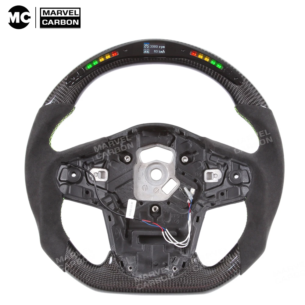 

LED Performance Steering Wheel Display Compatible TOYOTA Supra + 100% Real Carbon Fiber