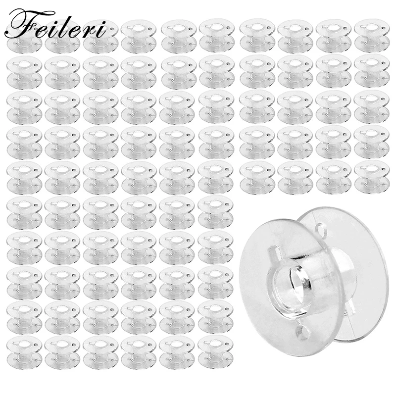 

20/50/100 шт., прозрачные пластиковые шпульки