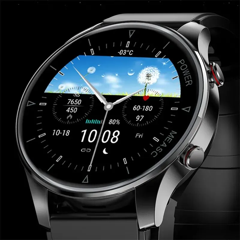 

2023 New Health Smart Watch Men Blood Sugar Blood Pressure Fitness Sport Watches IP68 Waterproof SmartWatch For Men HUAWEI IOS