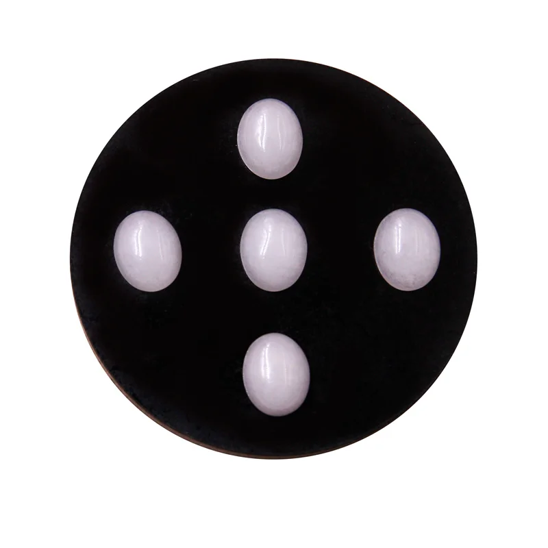 

5pcs White Jade Cabochons Oval 8x10mm Natural Stone Dome For Jewelry Making DIY Earrings Ring Pendant Accessories Design
