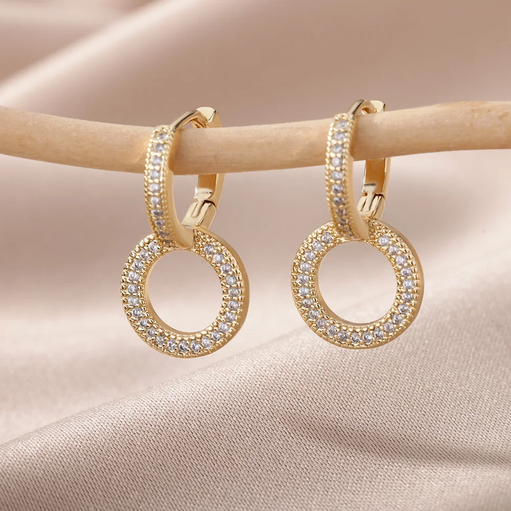 

2022 Stainless Steel Fashion Love Heart Earrings Women Blue Eye Cz Crystal Round Drop Earrings Birthday Gift Party Charm Jewelry