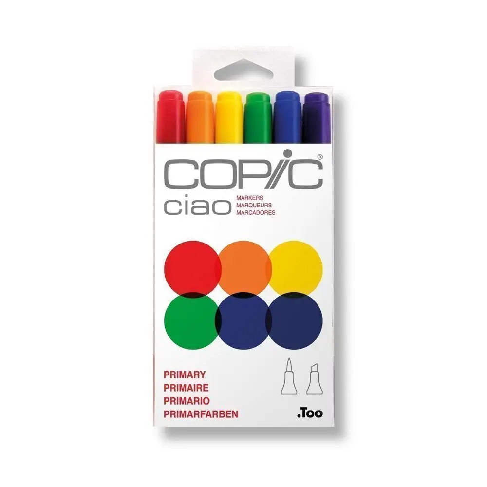 Copic Набор маркеров на спиртовой основе стартовый 6 цветов 22075661