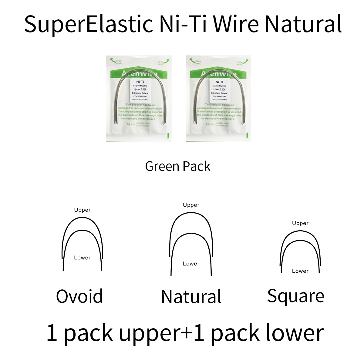 2 упаковки 20 шт. супер эластичная нити натуральная круглая/прямоугольная