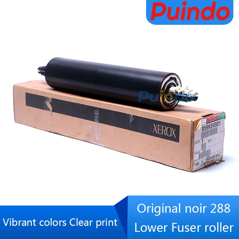 Напорный ролик 059K84981 оригинальный для Xerox noir288 144 120 100 нижний фьюзерный