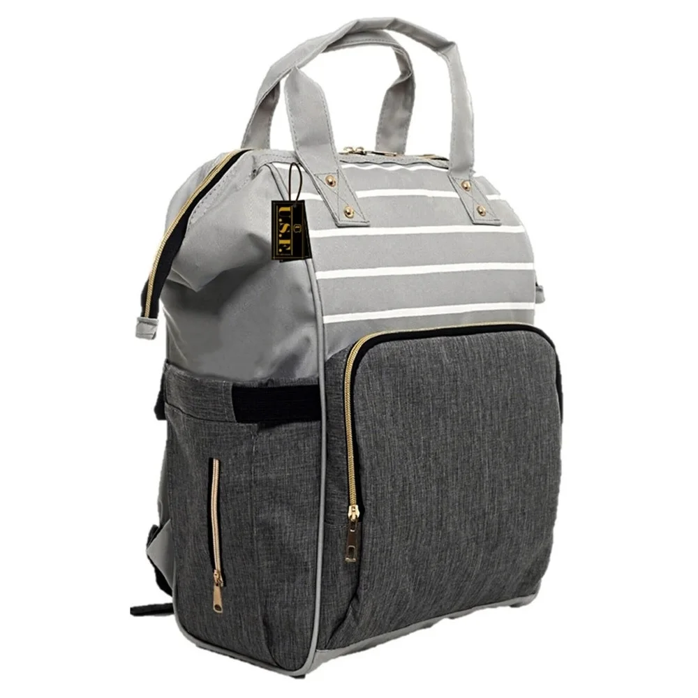 Backpack Maternity Nappy Large Capacity Travel Bag for Baby Care Mother Fashion Multi-function Waterproof Diaper Napkin Baggage