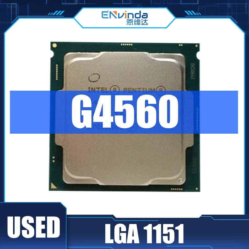 

Оригинальный процессор Intel Pentium G4560 б/у, 3 Мб кэш-памяти, 3,50 ГГц, LGA 1151, двухъядерный процессор для настольного ПК, поддержка материнской платы H110