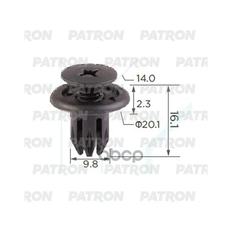 Клипса Крепежная PATRON арт. P370132A