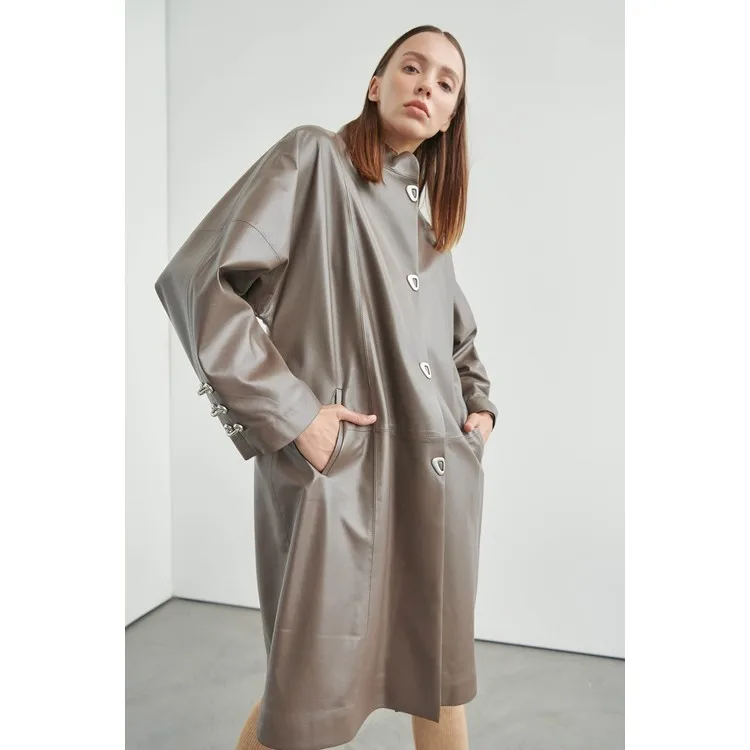 Noella Доларес Кожаное пальто