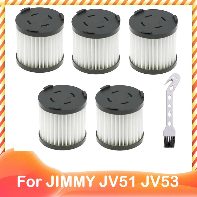 

Фильтр НЕРА JV51 JV53 для пылесоса JIMMY, сменный серый ручной беспроводной пылесос, запчасти для домашнего использования
