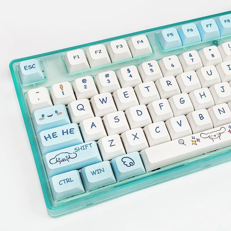 Ключевые колпачки 129 клавишнабор Jade Rabbit PBT XDA профиль на заказ милый белый колпачок для MX Переключатель механические игровые колпачки для клавиш (art.: 3920be82be4ce) - 3920be82be4ce