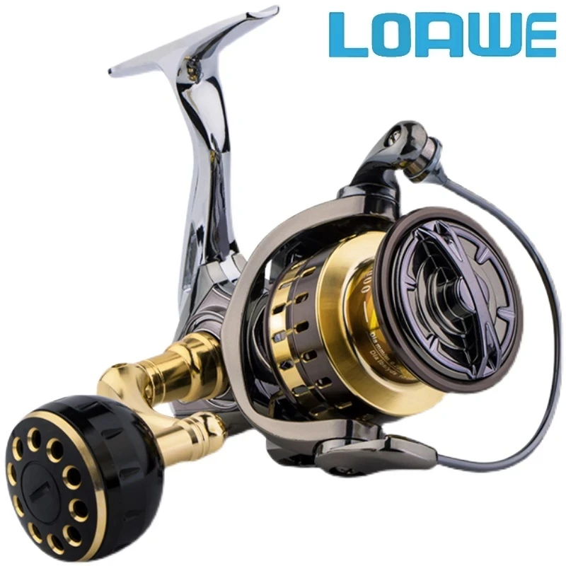 SPL WORKS Series 5.2:1 Spinning Reel 35lbs Carbon Fiber Drag System Spinning Wheel 1000-5000