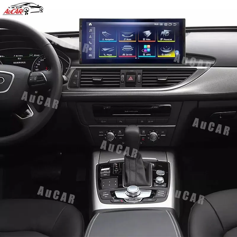 

AuCar для Audi A6L-A7 2012-2018 сенсорный экран 12,3 дюймов Android 10,0 мультимедийный автомобильный радиоплеер стереоприемник Carplay