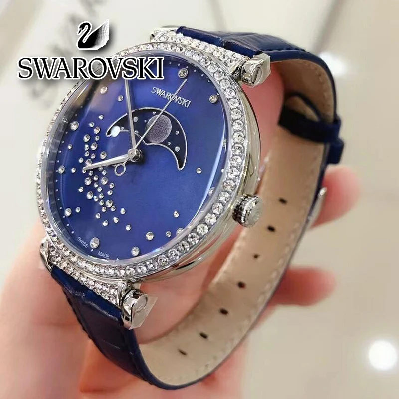 Часы в стиле Swarovski женская звезда ежемесячная мода высококачественная
