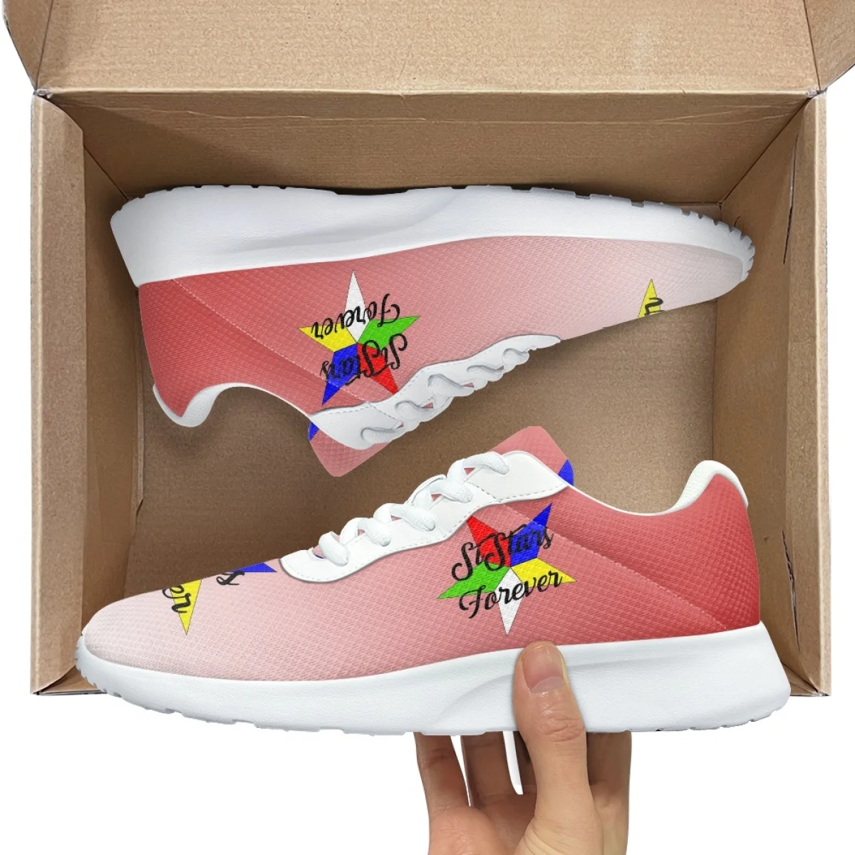 Женские удобные тренировочные туфли OES Sistars с восточным принтом удобная