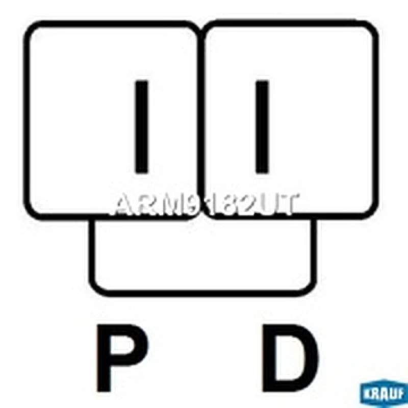 Регулятор генератора Krauf ARM9182UT Регуляторы напряжения Запчасти |