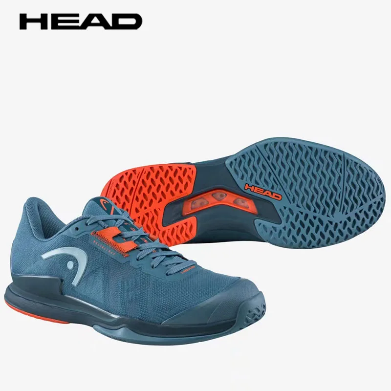 HEAD Professional Tennis Shoes Men's Cushioning and Wear-resistant Breathable Platform Professional Sneakers