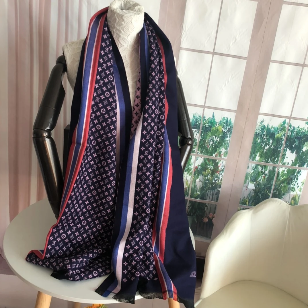 Louis Vuitton Style Copy1:1 Новый Модный Универсальный Кашемировый Двусторонний Мягкий И