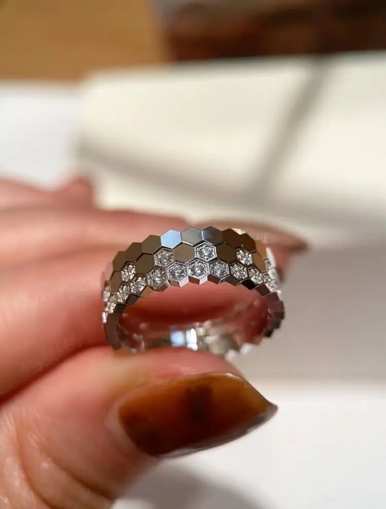 точная копия 1:1 Обручальное Chaumet Золотое Женское Кольцо Модные Свадебные