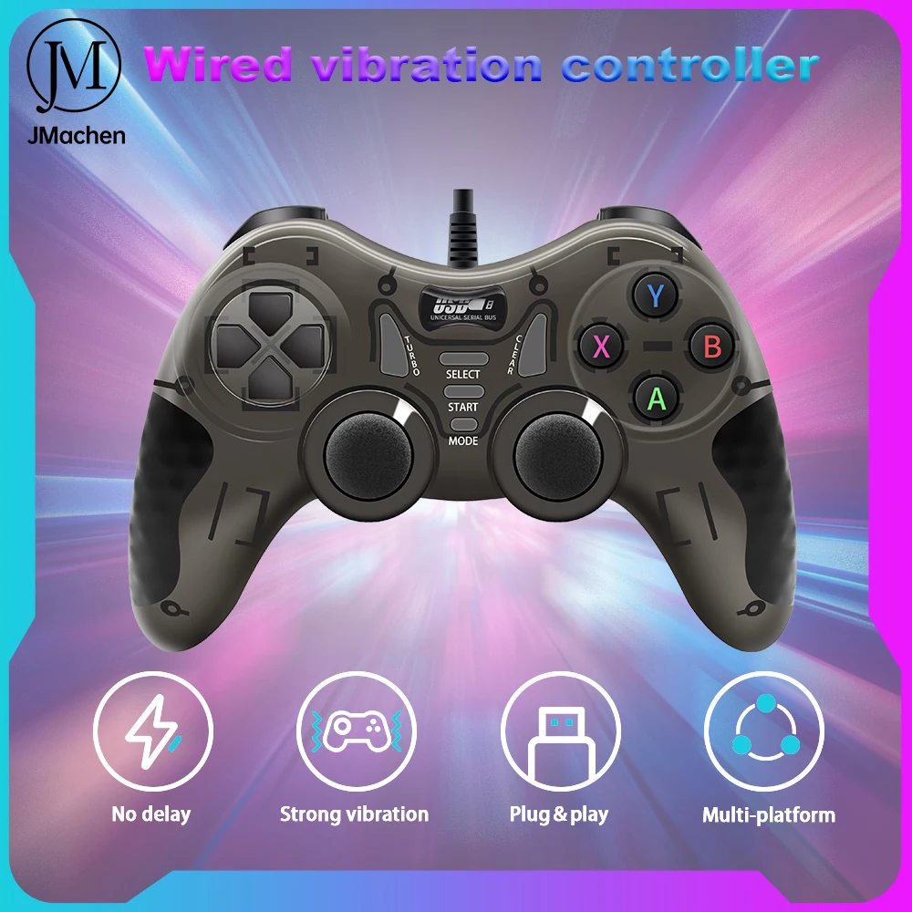 

Wired USB Vibration Gamepad For Sony PS3 /Game Console /PC/X BOX/TV Box/Android Phone Game Controller Joystick Game Accessories