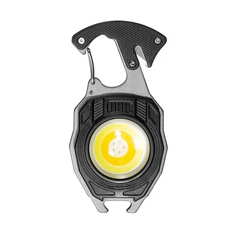 Многофункциональный карманный мини-фонарь с COB матрицей для ключей, рабочий уличный фонарь для кемпинга, дорожный фонарь с USB-зарядкой, предупредительный светильник