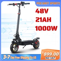 euus stock electric scooter 28mph adult escooter 10inch 1000w adult foldable electric skateboards scooter