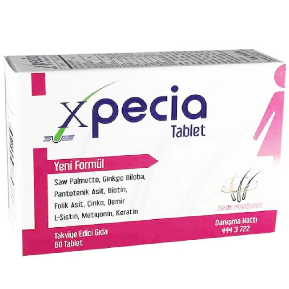 

Xpecia For Women 750mg X 60 Tablets For Hair Loss Treatments Perfect For Your High Quality Support Care Herbal Food Supplement Health Pharmacy Spring Summer Season Trend Bath Skin Renewal Young Old Discount Opportunity