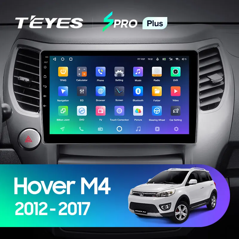 TEYES SPRO Plus Штатная магнитола For Грейт Волл Hover M4 1 Great Wall 2012 - 2017 Android до 8-ЯДЕР 6 + 128ГБ