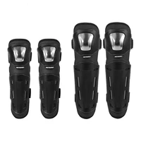 motorcycle motocross mtb knee and elbow pads stainless steel moto outdoor sports knee protection equipment sets protectors