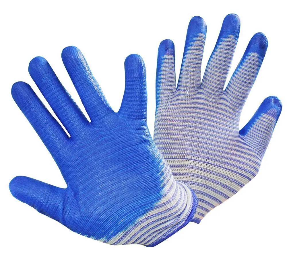 Рабочие перчатки оптом от производителя. Перчатки хб прорезиновые. Перчатки "комфорт" нейлон с нитриловым обливом (10пар). Перчатки прорезиновые l1101. Перчатки хб a85153s.