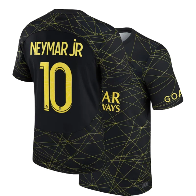 

22/23 new special design t-shirt short sleeve 0 collar jersey t-shirt 3d Paris Saint-Germain