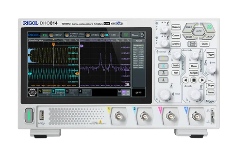 Прицел RIGOL DHO802/DHO804/DHO812/DHO814, 2/4 канала, 100 МГц, 12 бит, Гвыб/сек, 25 МТС, глубина
