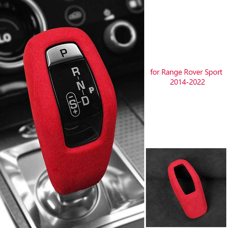 

Замшевая автомобильная ручка переключения передач, защитный чехол для Range Rover Sport 2014 L494 MK2 2015 ~ 2022 2021, автозапчасти, аксессуары