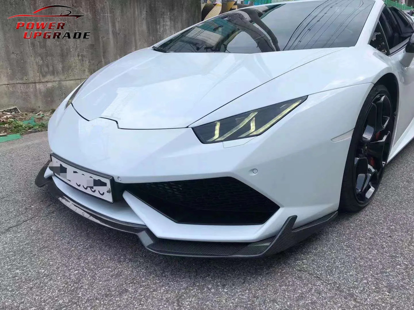 Передний бампер из углеродного волокна в стиле RZ для Lamborghini Huracan LP610 LP600 LP580 спойлер