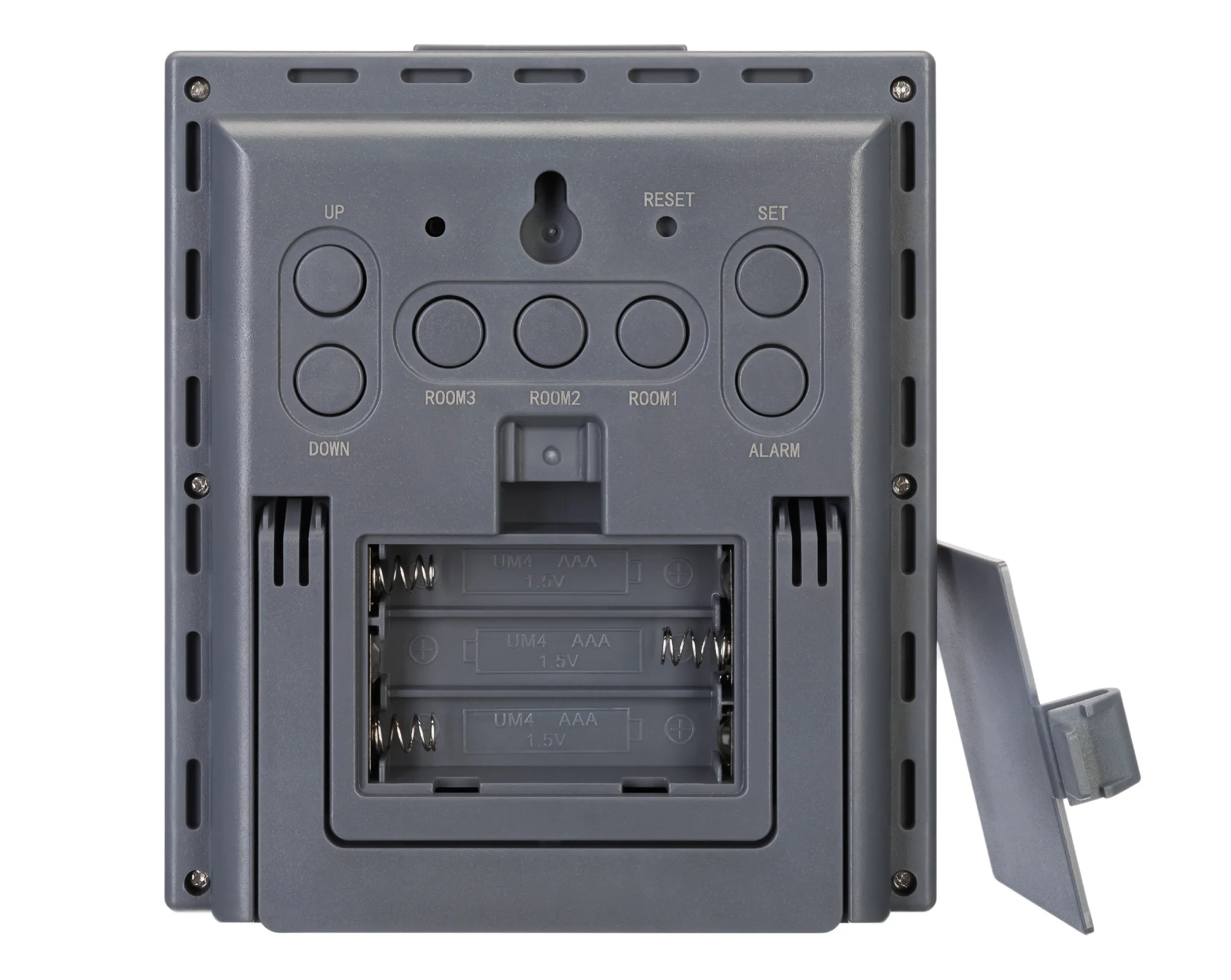 Метеостанция Bresser Temeo Hygro Quadro Prestige с тремя датчиками серая