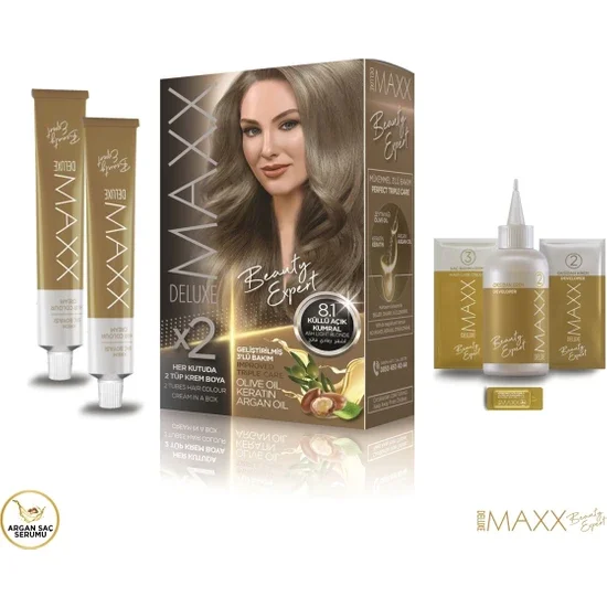

MAXX DELUXE BEAUTY EXPERT 8,1 пепепесветильник Auburn набор краски