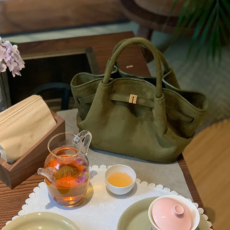 Нишевая новая модная тенденция Женская дизайнерская точная копия Замшевая