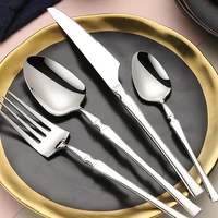 304 stainless steel small waist steak knife fork spoon household nordic western tableware set flatware set silverware set