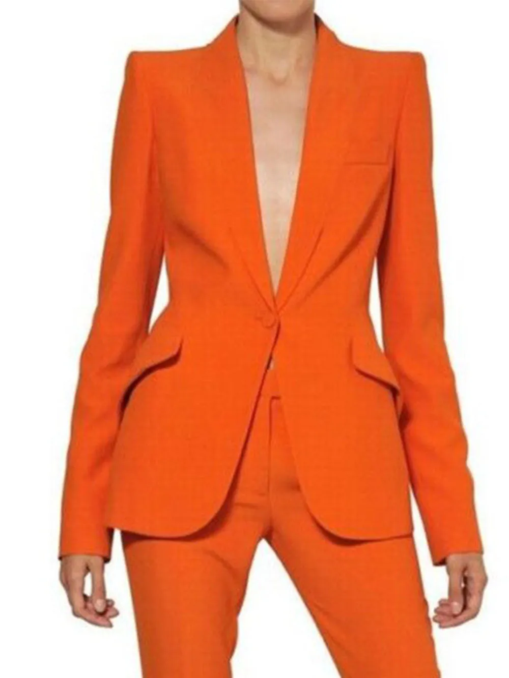 

Women Pant Suits Ladies Custom Made Formal Business Office Tuxedo 2 Piece sets Jacket+Pants Suits Office Uniform Female