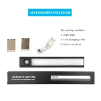 led ultra thin 204060cm motion sensor wireless usb cabinet night light wardrobe lamp for kitchen cabinet bedroom wardrobe