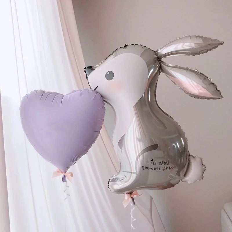

Easter Decoration Rabbit Foil Balloons Cute Rabbit Forest Animals Helium Ballon Kids Baby Shower Wedding Birthday Party Decor