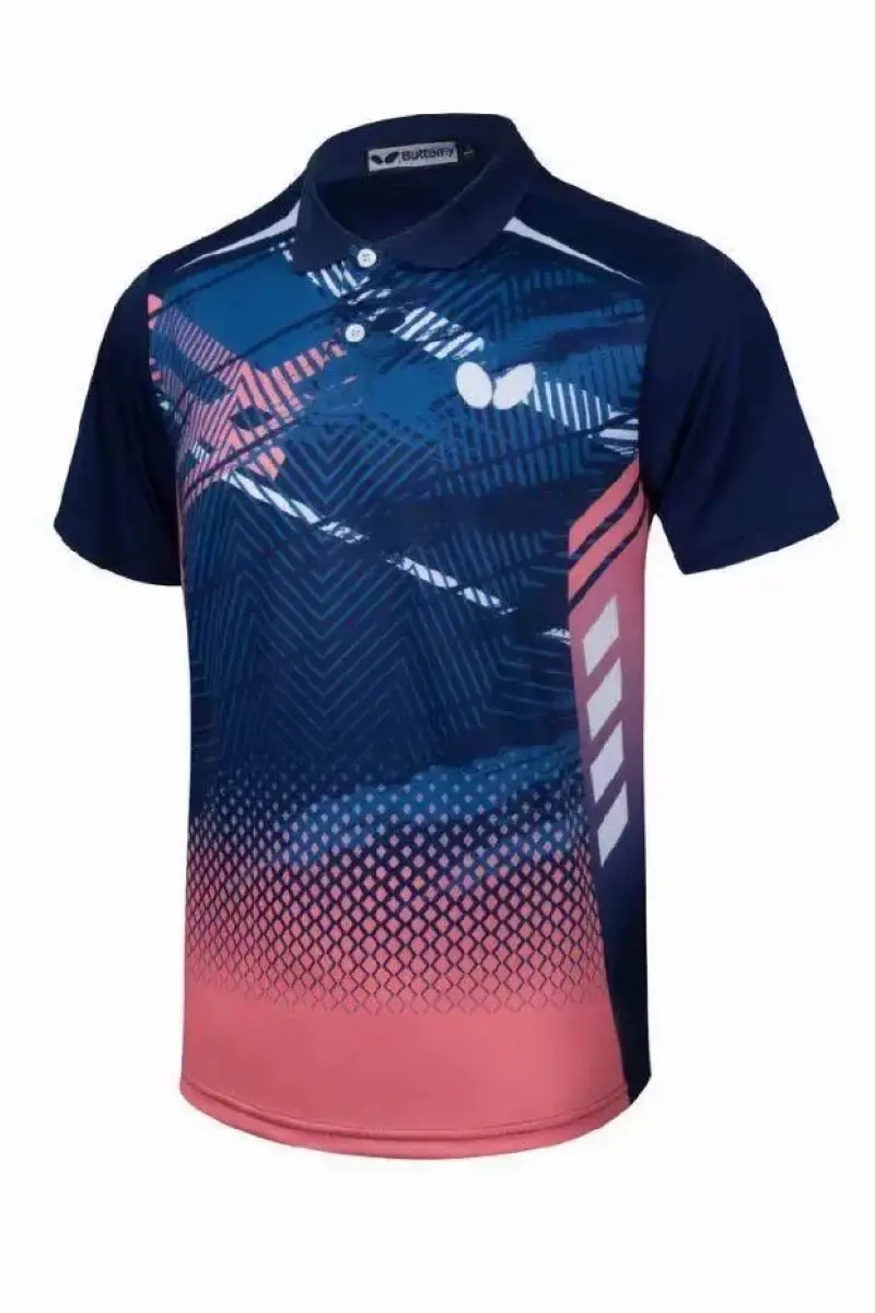 Men's Sports Short Sleeve T-shirt Table Tennis Women's Badminton Competition Tshirt Ultra Thin Breathable Quick-Drying Super Top