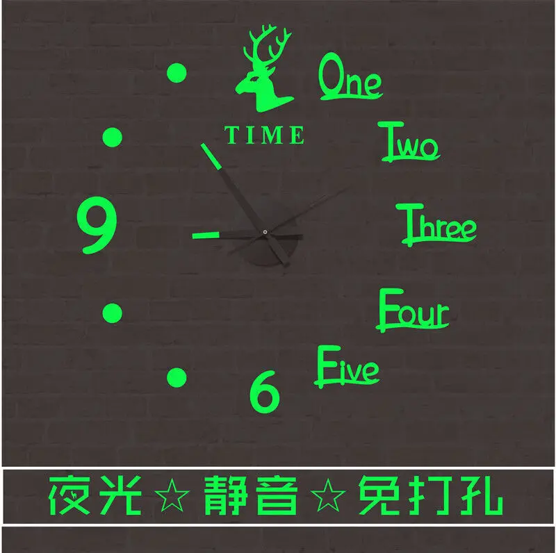 Ночной Свет Европейские DIY Простые НастеННые Без Перфорации Гостиная Домашняя