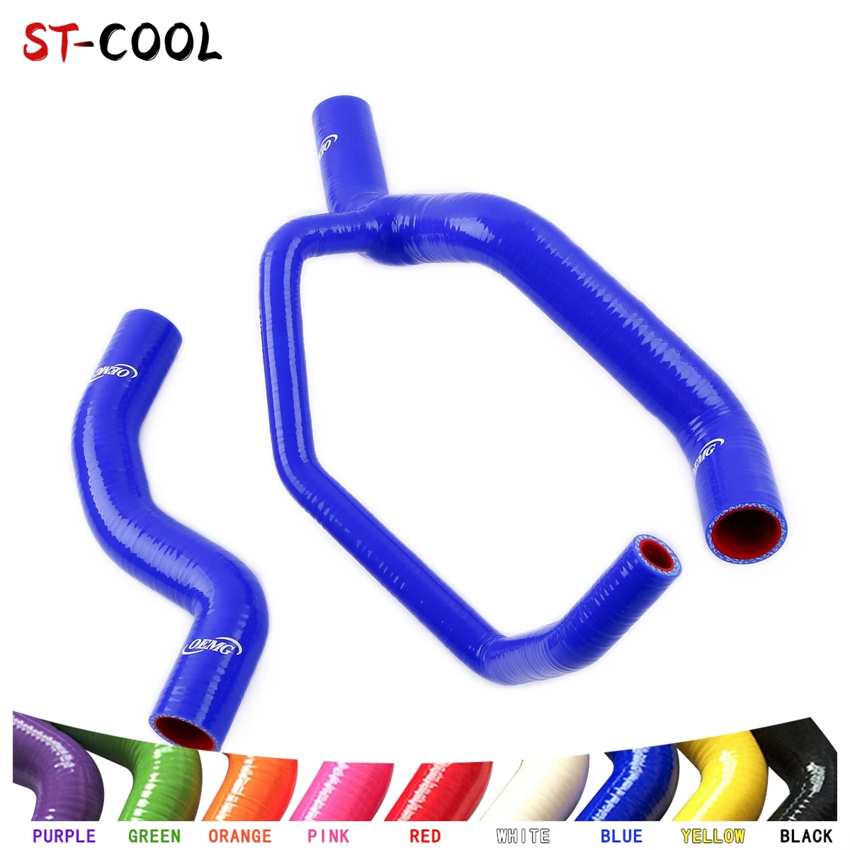 

2Pcs Radiator Hoses Set FOR 1993-1999 FIAT PUNTO GT 1.4L GT TURBO 1994 1995 1996 1997 1998 Coolant Silicone Tube Kit 10 COLORS