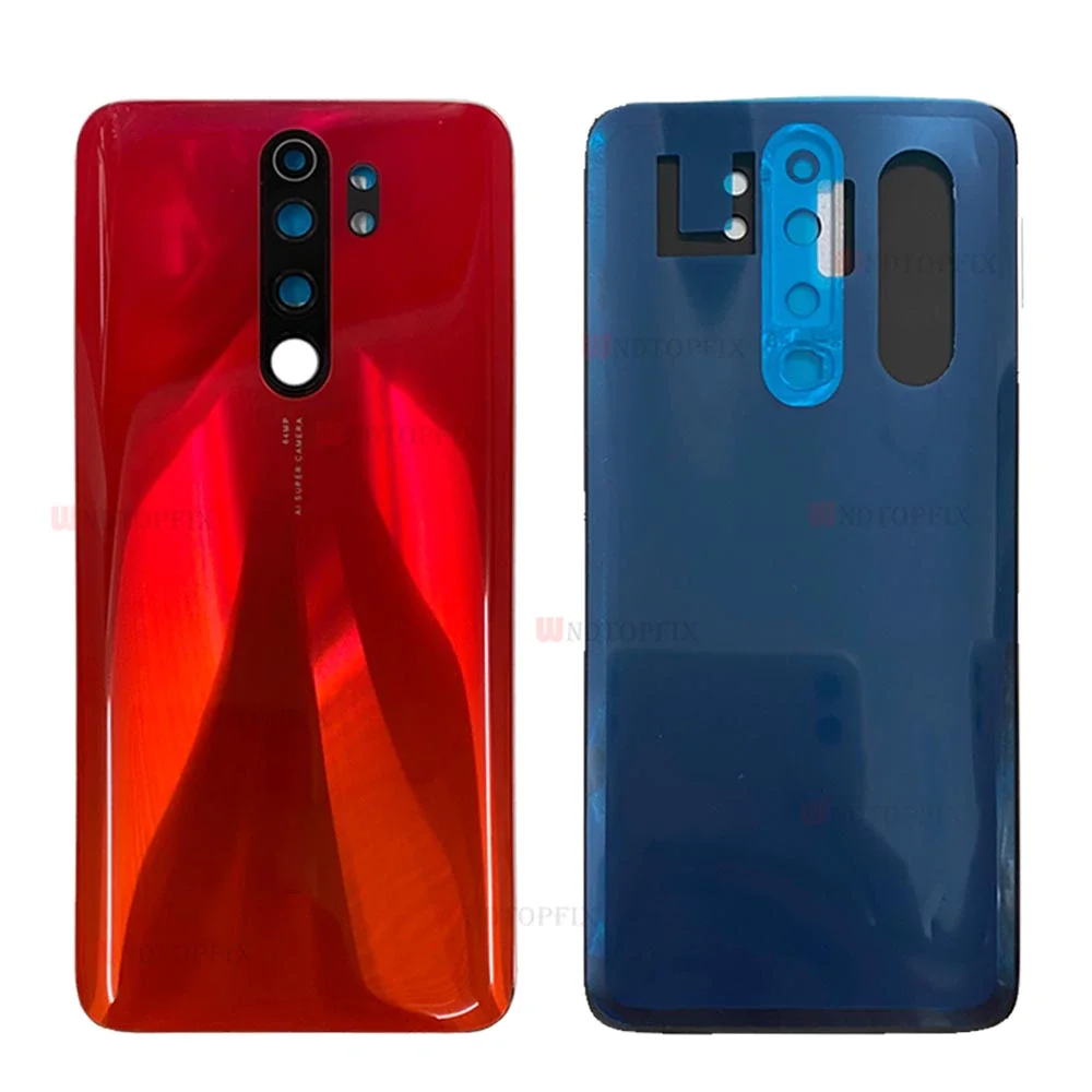 3D стекло для Xiaomi Redmi Note 8 Pro задняя крышка батарейного отсека заднее Крышка Корпус +