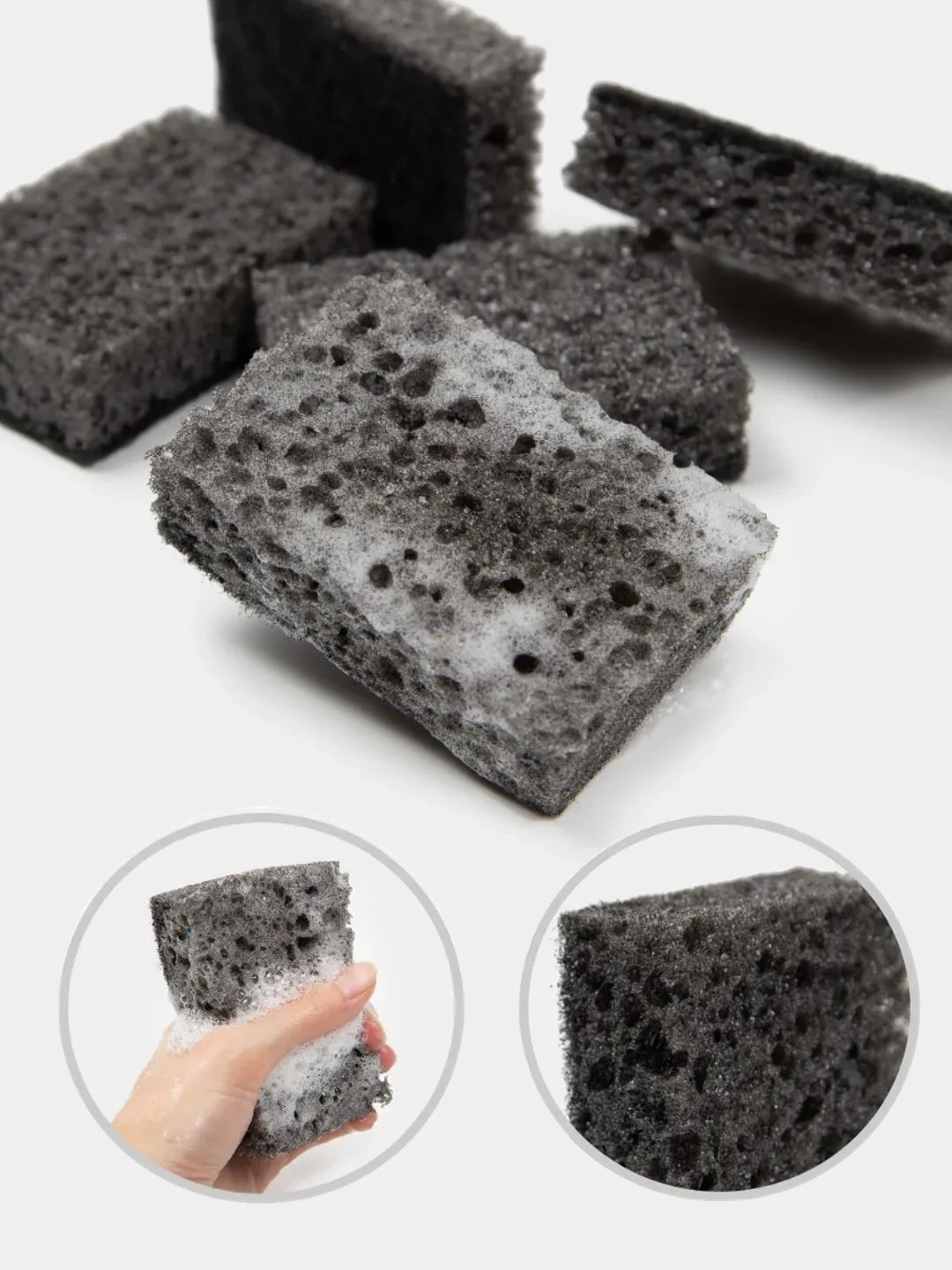 Черные Губки Для Мытья Посуды Купить