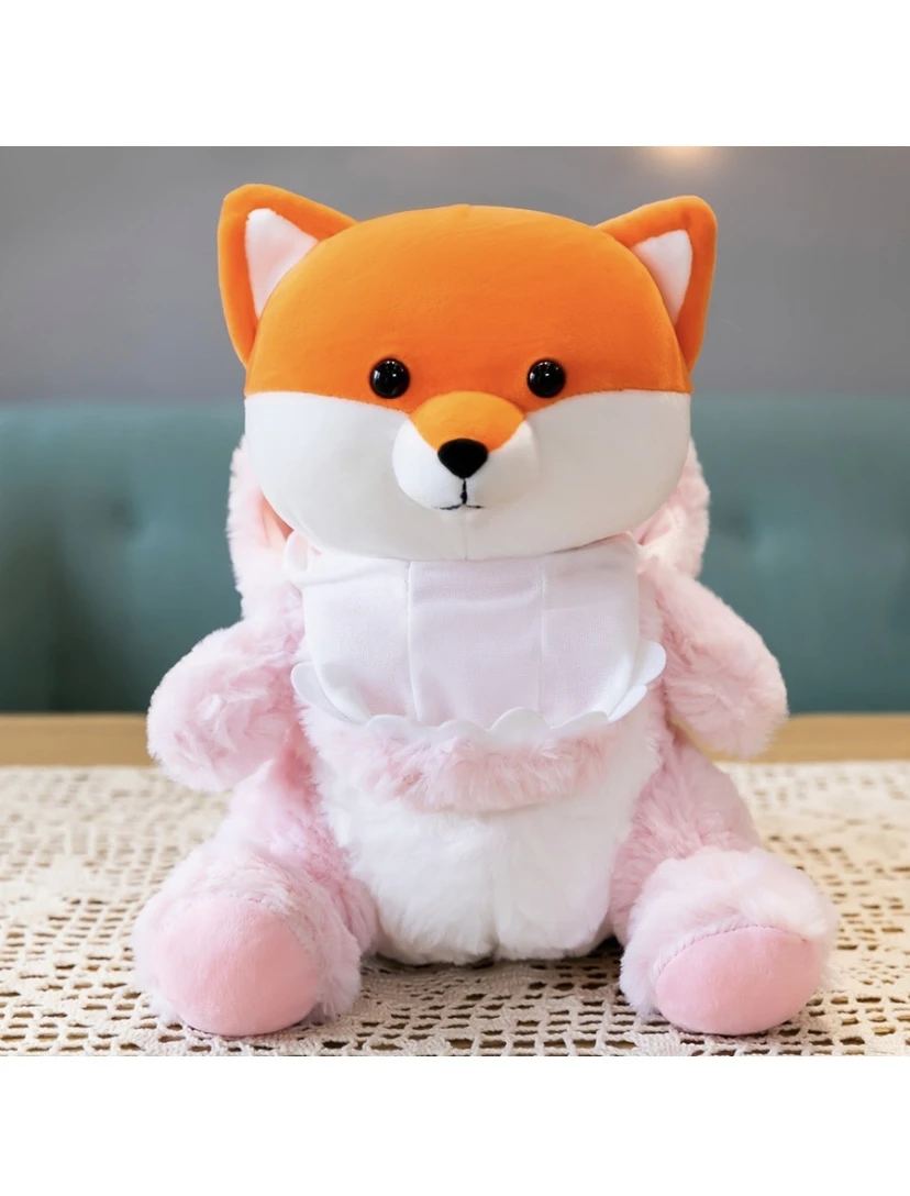 Мягкая детская игрушка Звери в кигуруми Лиса Панда костюме Зоопарк подарок для