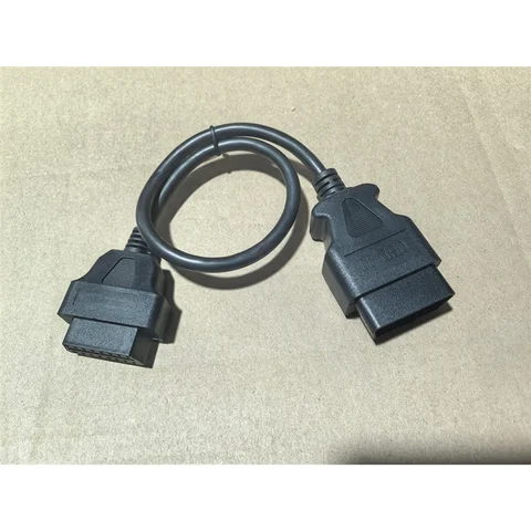 Автомобильный OBD2 0,5 М 16-контактный удлинительный кабель OBD Connect Extend Adapter Wire ELM327 OBD II OBD2 Удлинительный соединительный шнур