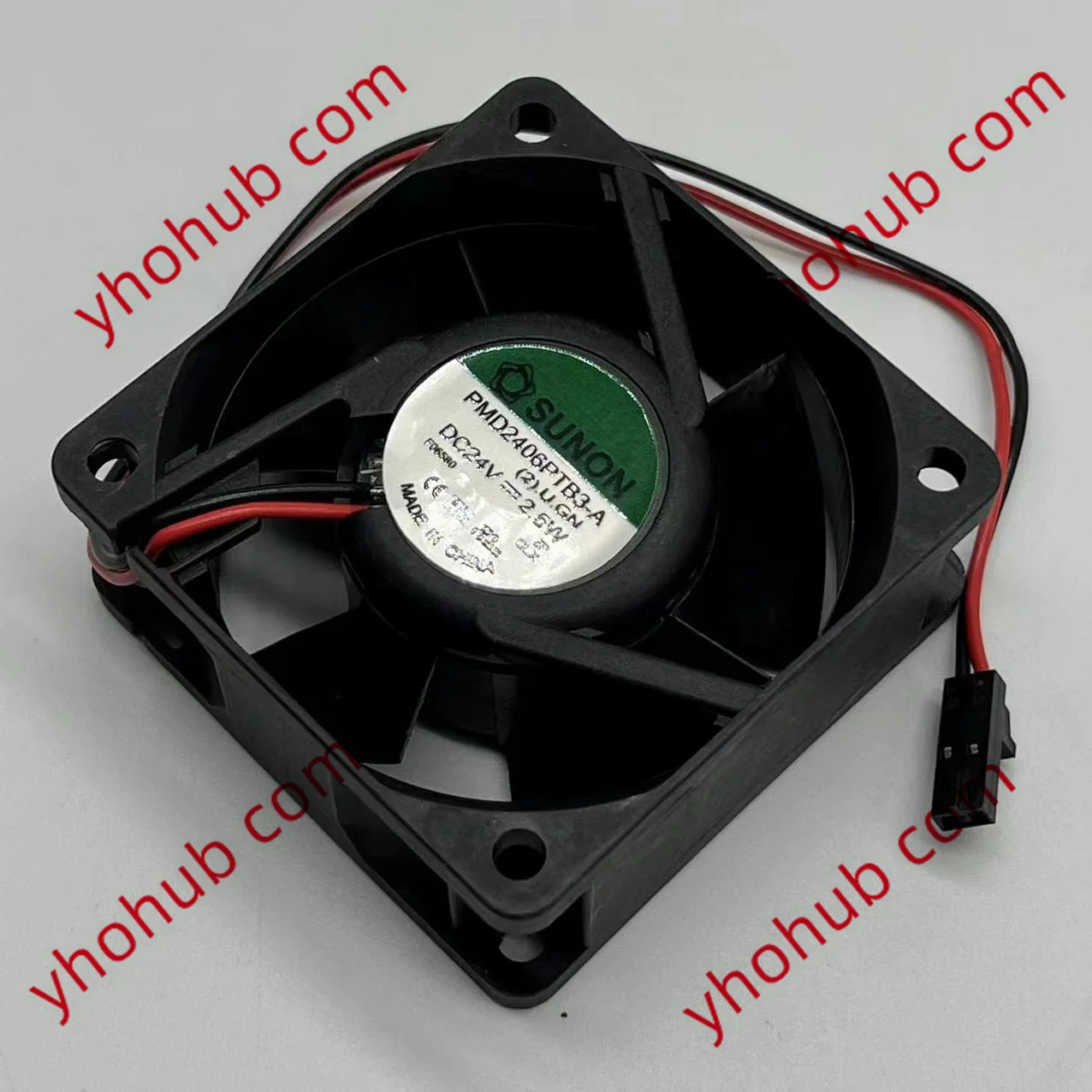 SUNON PMD2406PTB3-A (2).U.GN DC 24V 2,5 W 60x60x25 мм, вентилятор охлаждения сервера
