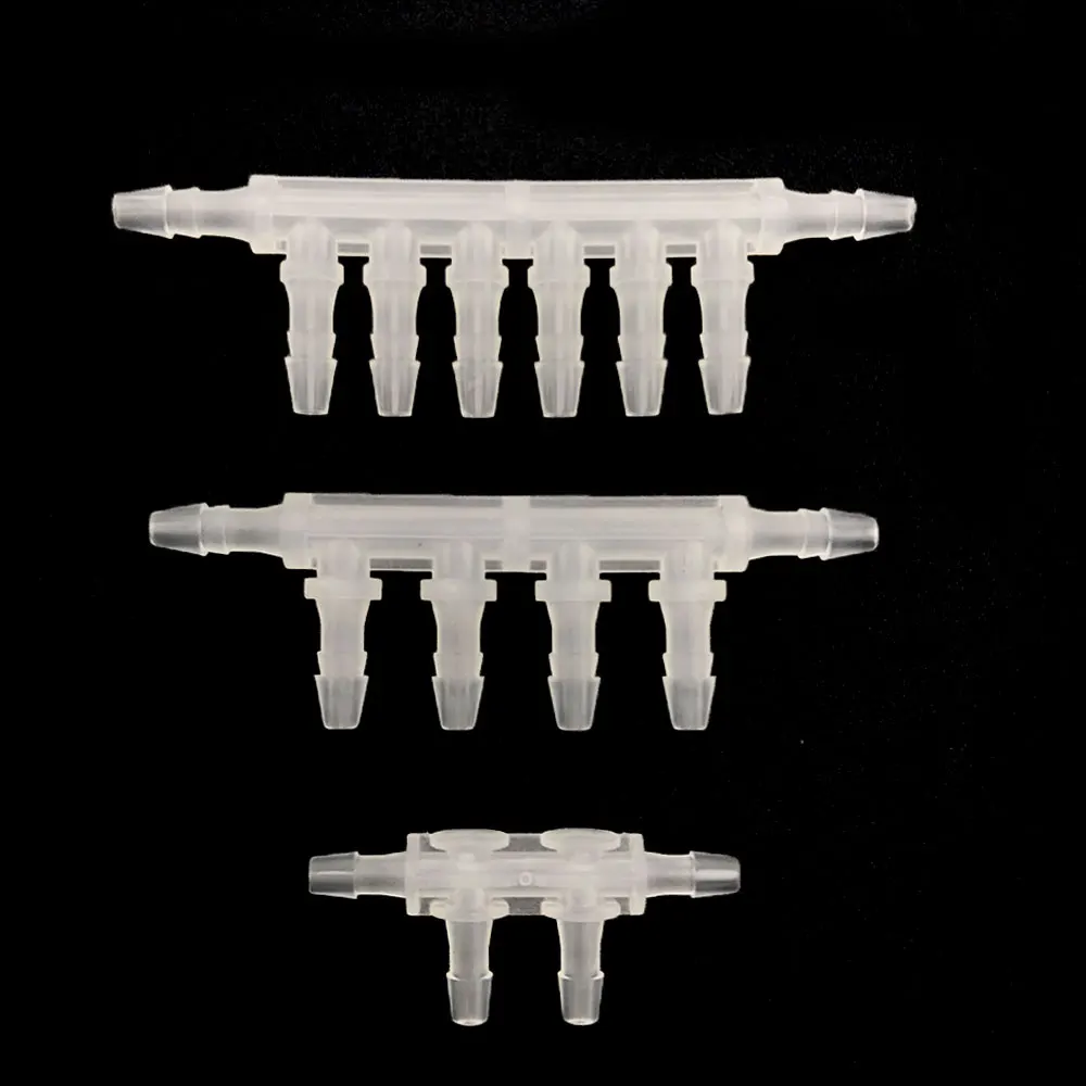 

5PC Inkjet Printers Spare Parts Ink Tube Connector 4 6 8 Way Hose Ink Pipi Connector DTF Printer White Ink Circulation Connector