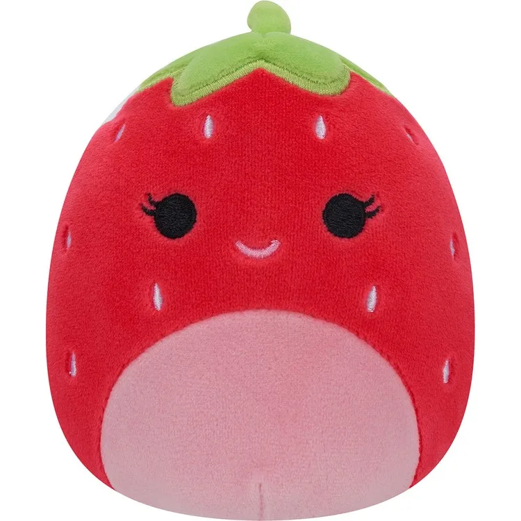 Squishmallows Клубничный алый / Клубничный молочный Амели 13 см